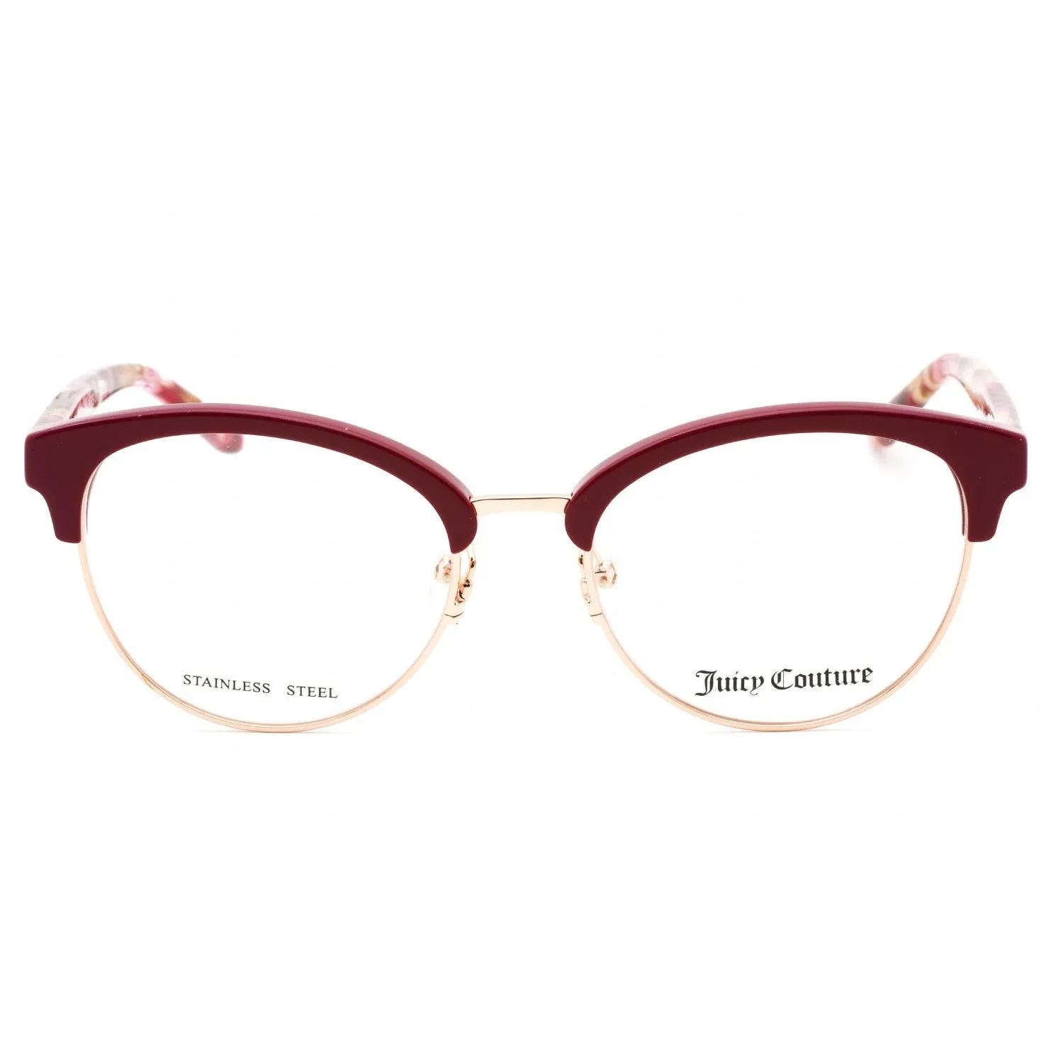 Juicy Couture JU 224 Eyeglasses BURGUNDY / Clear demo lens