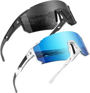 KALIYADI Kids-Sunglasses Youth Baseball Sunglasses: Boys Girls Sports Cycling Running Age 3-12 UV400 Protection