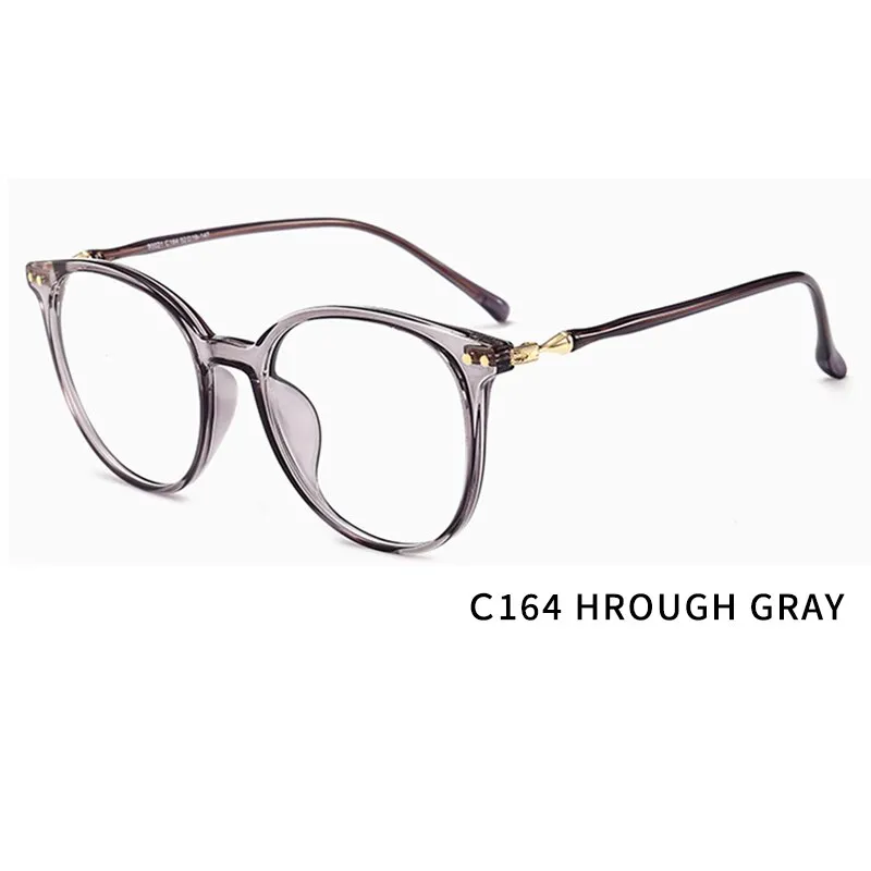 Kansept Unisex Full Rim Round Square Tr 90 Titanium Eyeglasses 90021