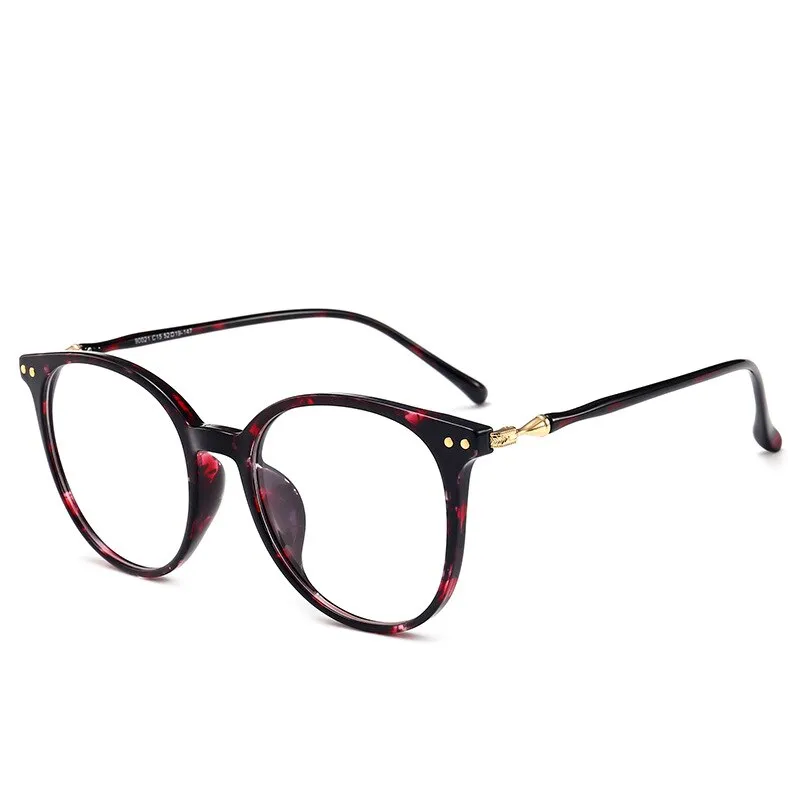 Kansept Unisex Full Rim Round Square Tr 90 Titanium Eyeglasses 90021