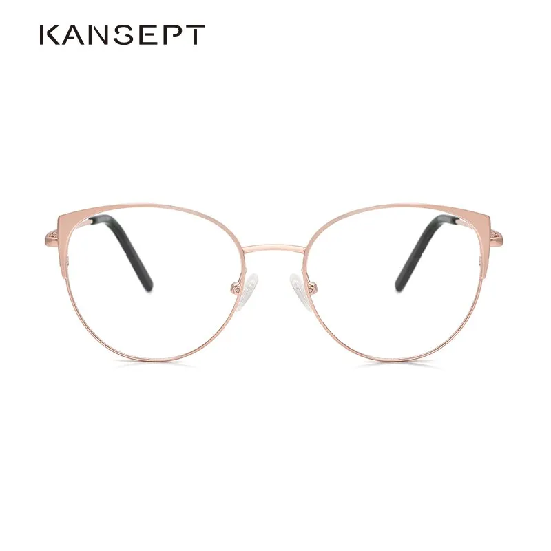 Kansept Women's Full Rim Cat Eye Alloy Eyeglasses Yc8031