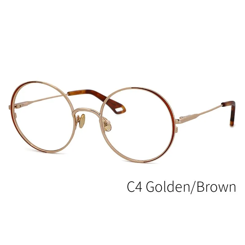 Kansept Women's Full Rim Round Stainless Steel Frame Eyeglasses Oq1004