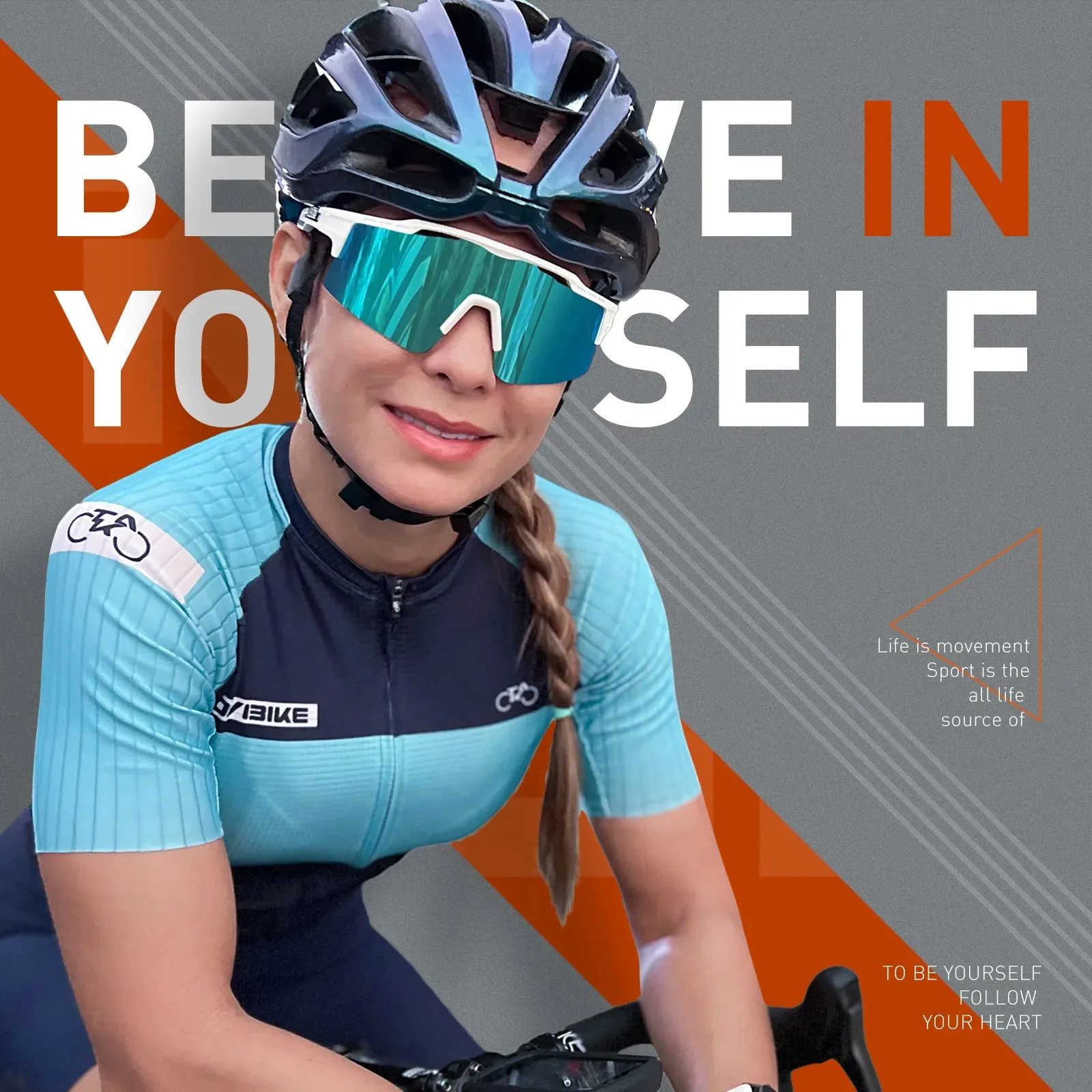 Kapvoe Sport Men Women Sunglasses Polarized Woman Cycling Glasses Outdoor MTB Goggles Bike Road Mountain Bicycle Eyewear