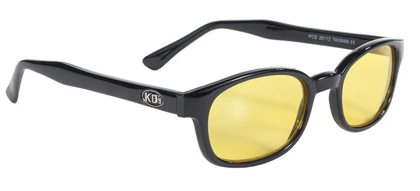 KD's Black Frame with Yellow Lens Sunglasses