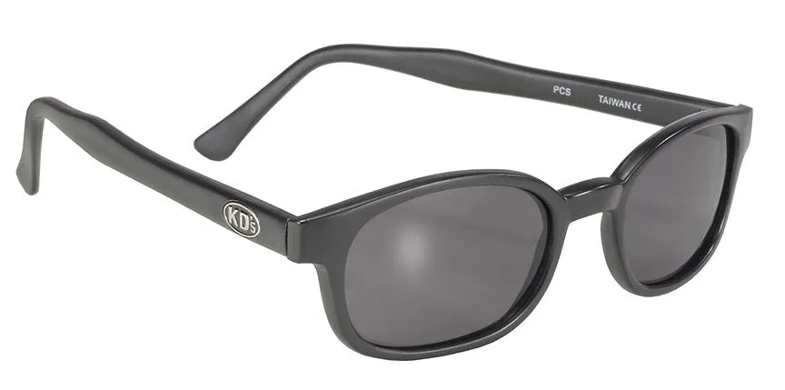 KD's Black Matte Frame with Smoke Lens Sunglasses