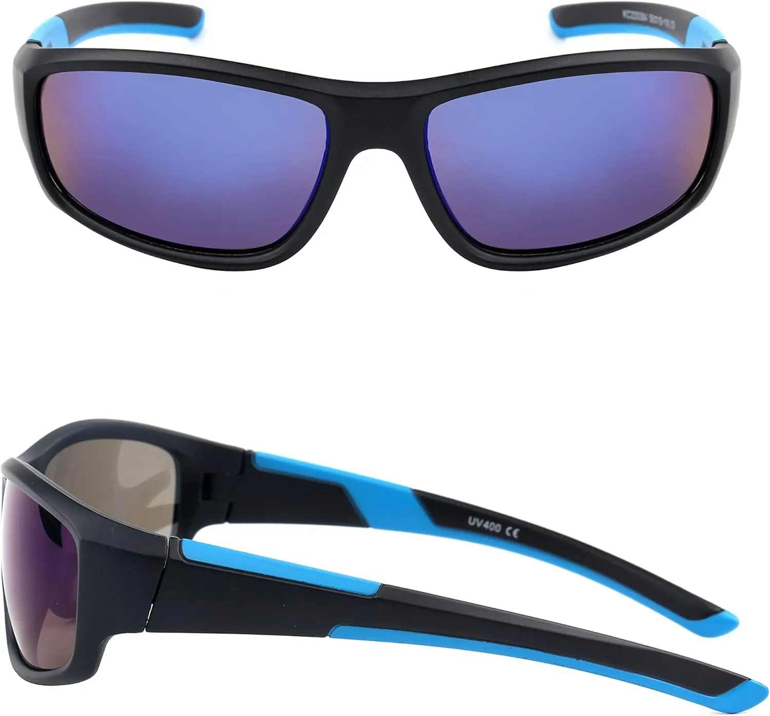 KENBO Kids Sunglasses for Boys Girls Wrap Around Sports Sunglasses with UV Protection Age 3-8