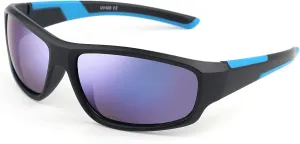 KENBO Kids Sunglasses for Boys Girls Wrap Around Sports Sunglasses with UV Protection Age 3-8