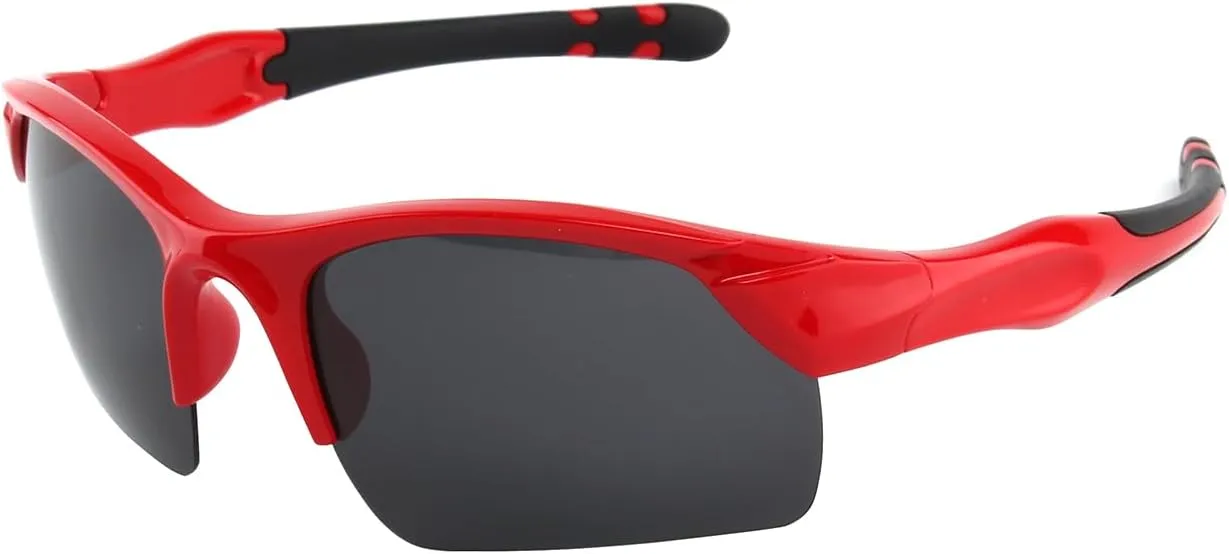 KENBO Kids Sunglasses for Boys Girls Wrap Around Sports Sunglasses with UV Protection Age 3-8