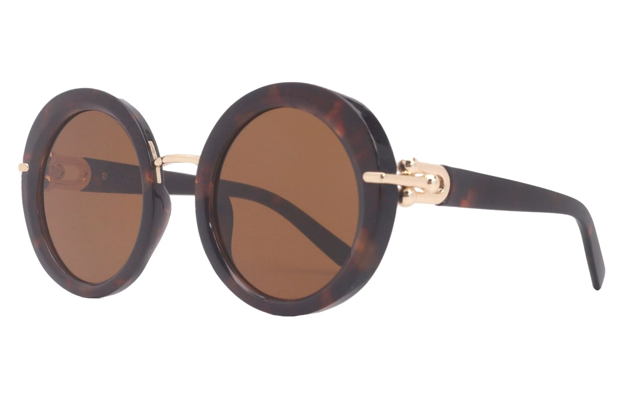Kennedy Reading Sunglasses Luxurious High-End Brown Tortoiseshell and Gold Reading Glasses by NY Fifth Avenue"