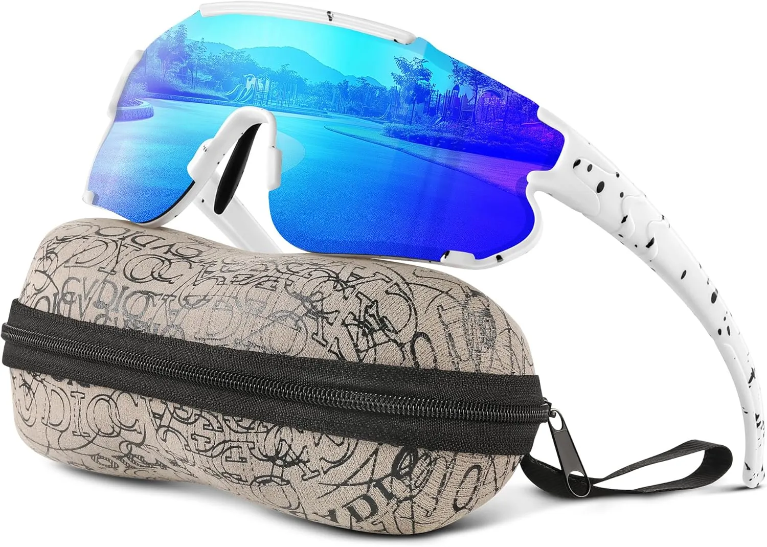 Kids Baseball Polarized Sunglasses: Sports Sunglasses for Boys Girls 3-12 Youth Sun Glasses for Cycling Running