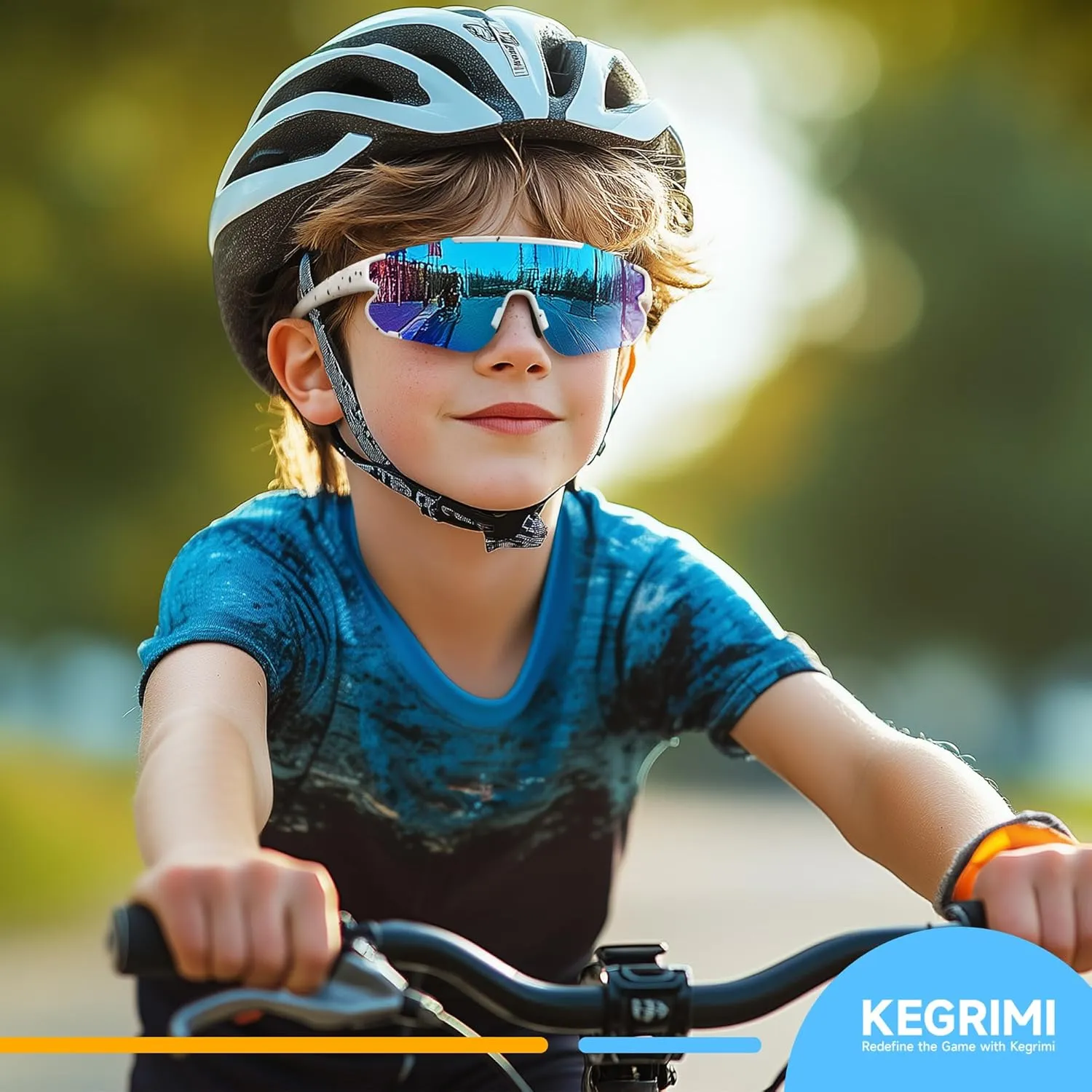 Kids Baseball Polarized Sunglasses: Sports Sunglasses for Boys Girls 3-12 Youth Sun Glasses for Cycling Running