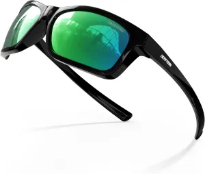 Kids Polarized Sports Sunglasses for Boys Girls Flexible Frame Youth Baseball Running Fishing Glasses for Age 5-14
