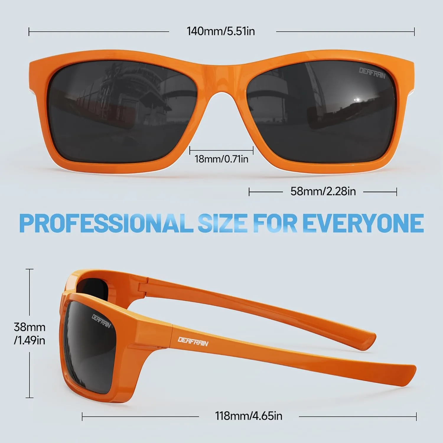 Kids Polarized Sports Sunglasses for Boys Girls Flexible Frame Youth Baseball Running Fishing Glasses for Age 5-14