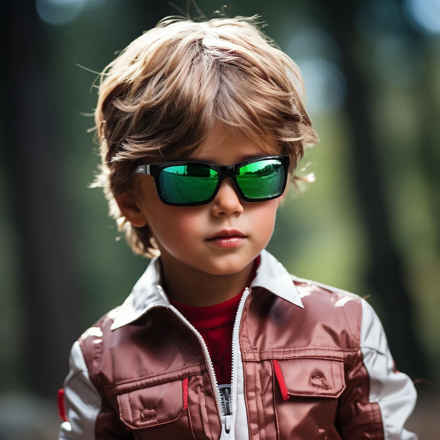 Kids Polarized Sports Sunglasses for Boys Girls Flexible Frame Youth Baseball Running Fishing Glasses for Age 5-14