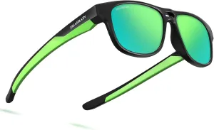 Kids Polarized Sunglasses Sport TPEE Flexible Frame 100% UV Protection for Boys Girls Age 5-13