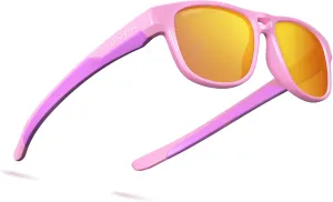 Kids Polarized Sunglasses Sport TPEE Flexible Frame 100% UV Protection for Boys Girls Age 5-13