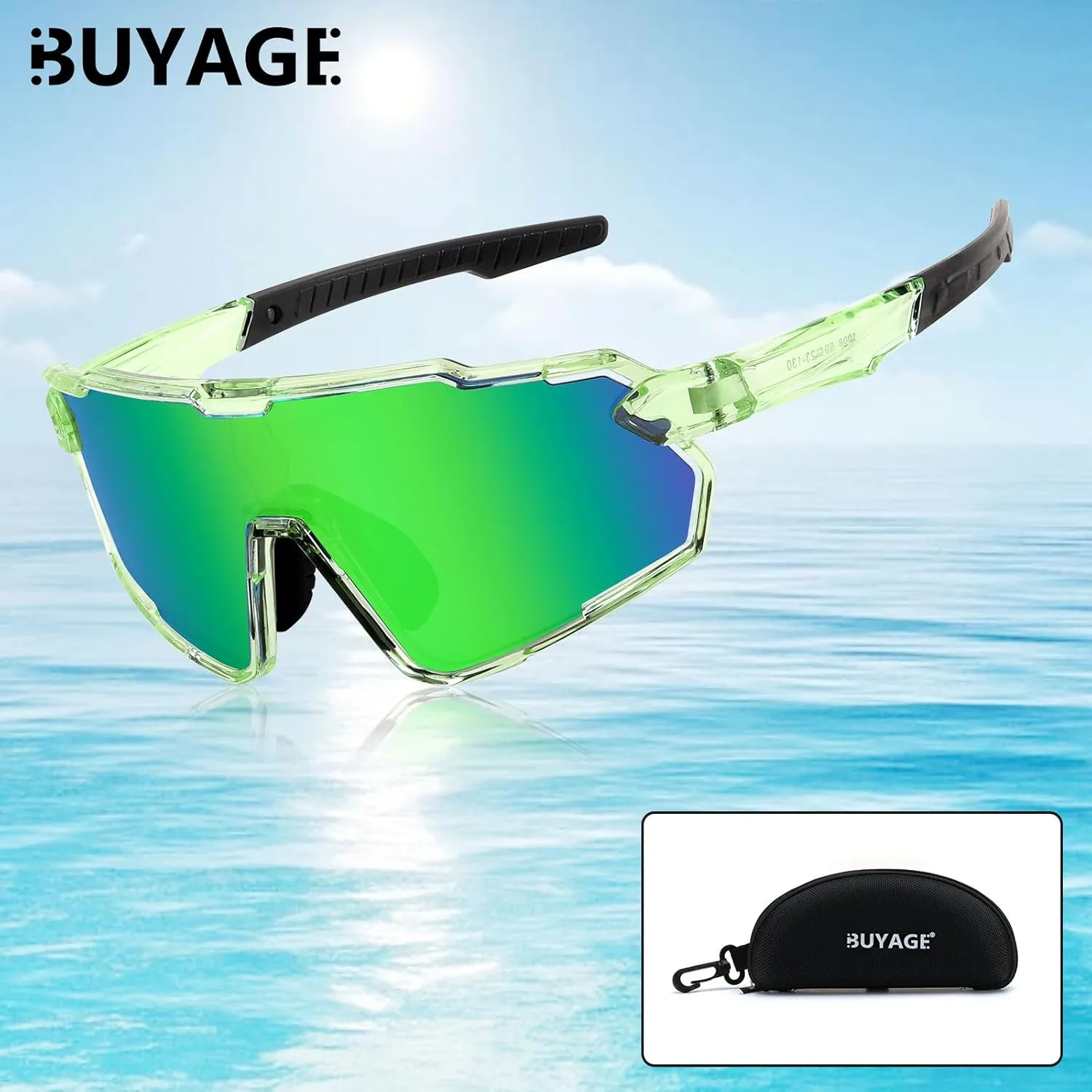 Kids Sunglasses, Boys Girls Youth Baseball Sunglasses Polarized Sports Cycling Softball Running Glasses