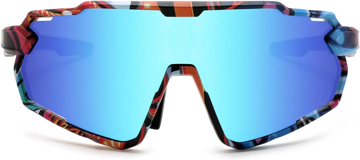 Kids Sunglasses, Boys Girls Youth Baseball Sunglasses Polarized Sports Cycling Softball Running Glasses