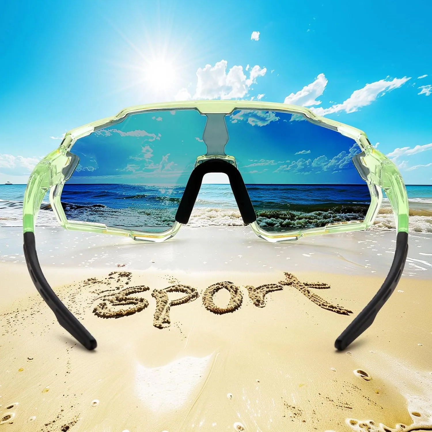 Kids Sunglasses, Boys Girls Youth Baseball Sunglasses Polarized Sports Cycling Softball Running Glasses