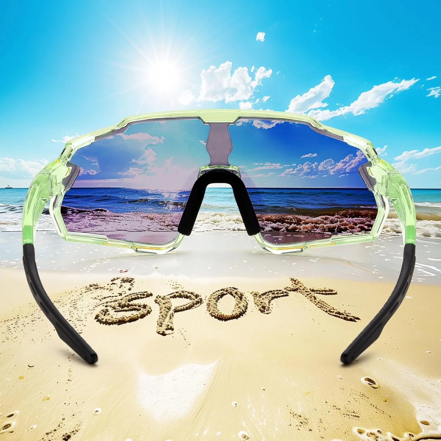 Kids Sunglasses, Boys Girls Youth Baseball Sunglasses Polarized Sports Cycling Softball Running Glasses