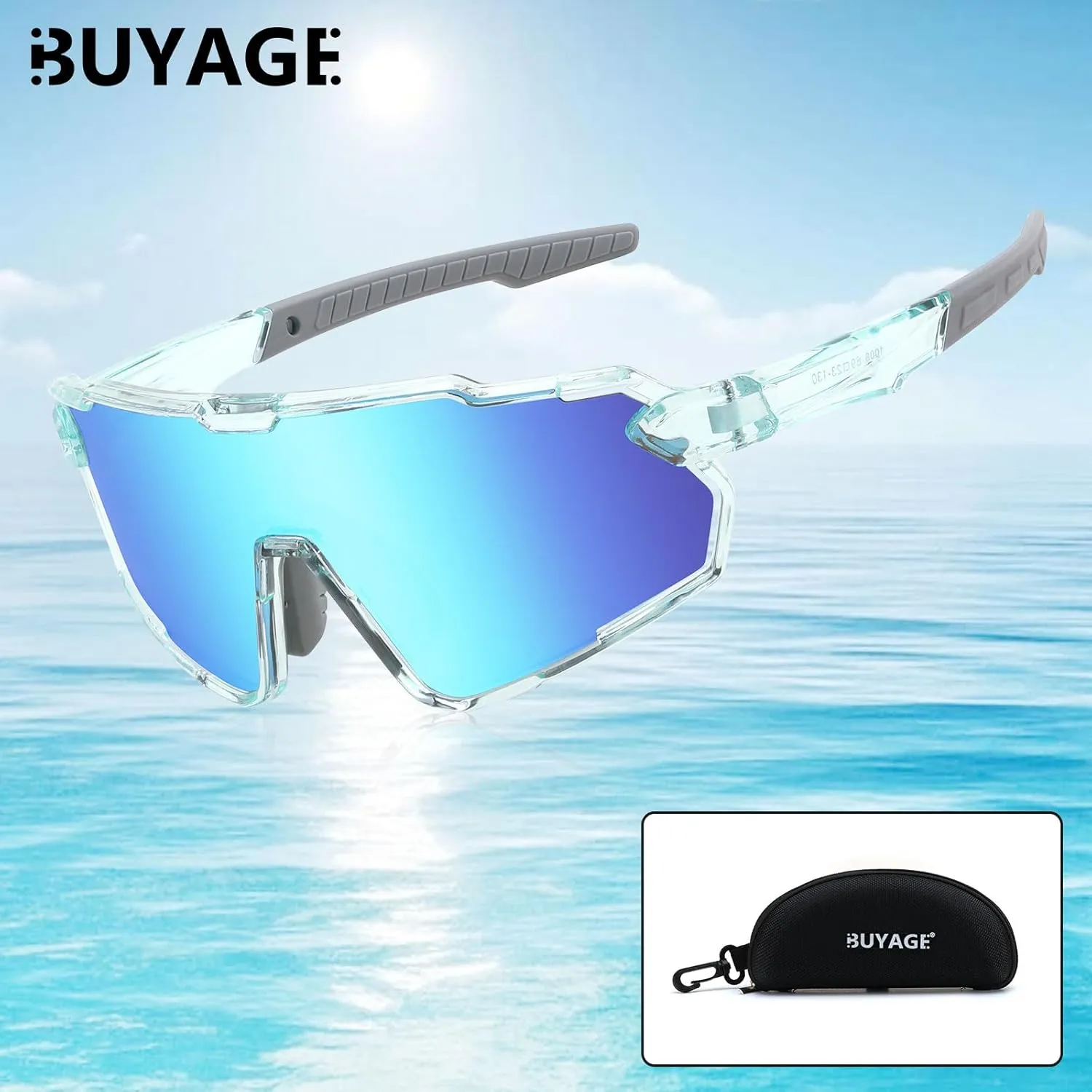 Kids Sunglasses, Boys Girls Youth Baseball Sunglasses Polarized Sports Cycling Softball Running Glasses