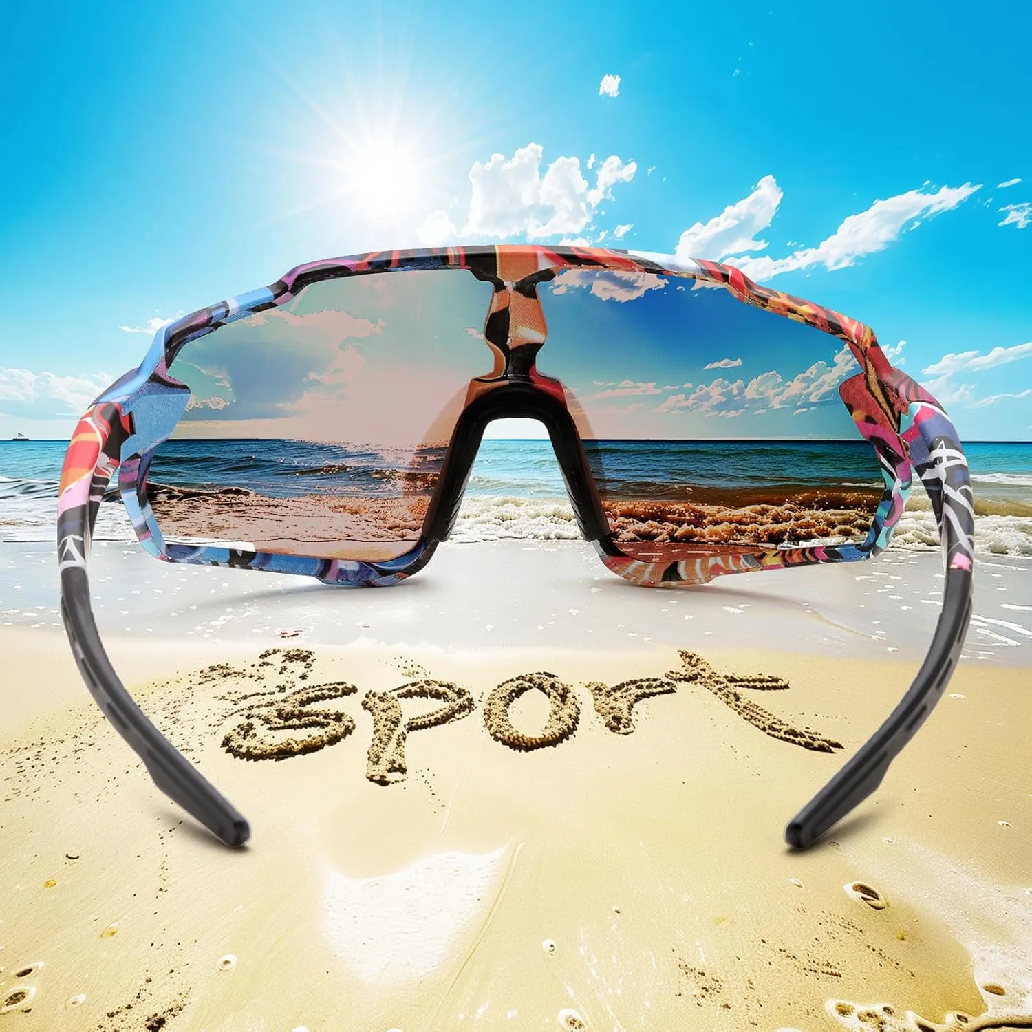 Kids Sunglasses, Boys Girls Youth Baseball Sunglasses Polarized Sports Cycling Softball Running Glasses