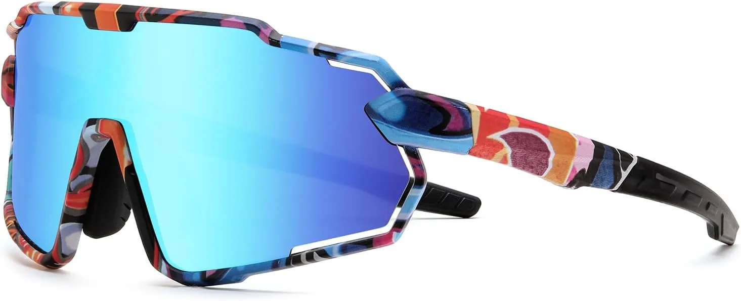 Kids Sunglasses, Boys Girls Youth Baseball Sunglasses Polarized Sports Cycling Softball Running Glasses