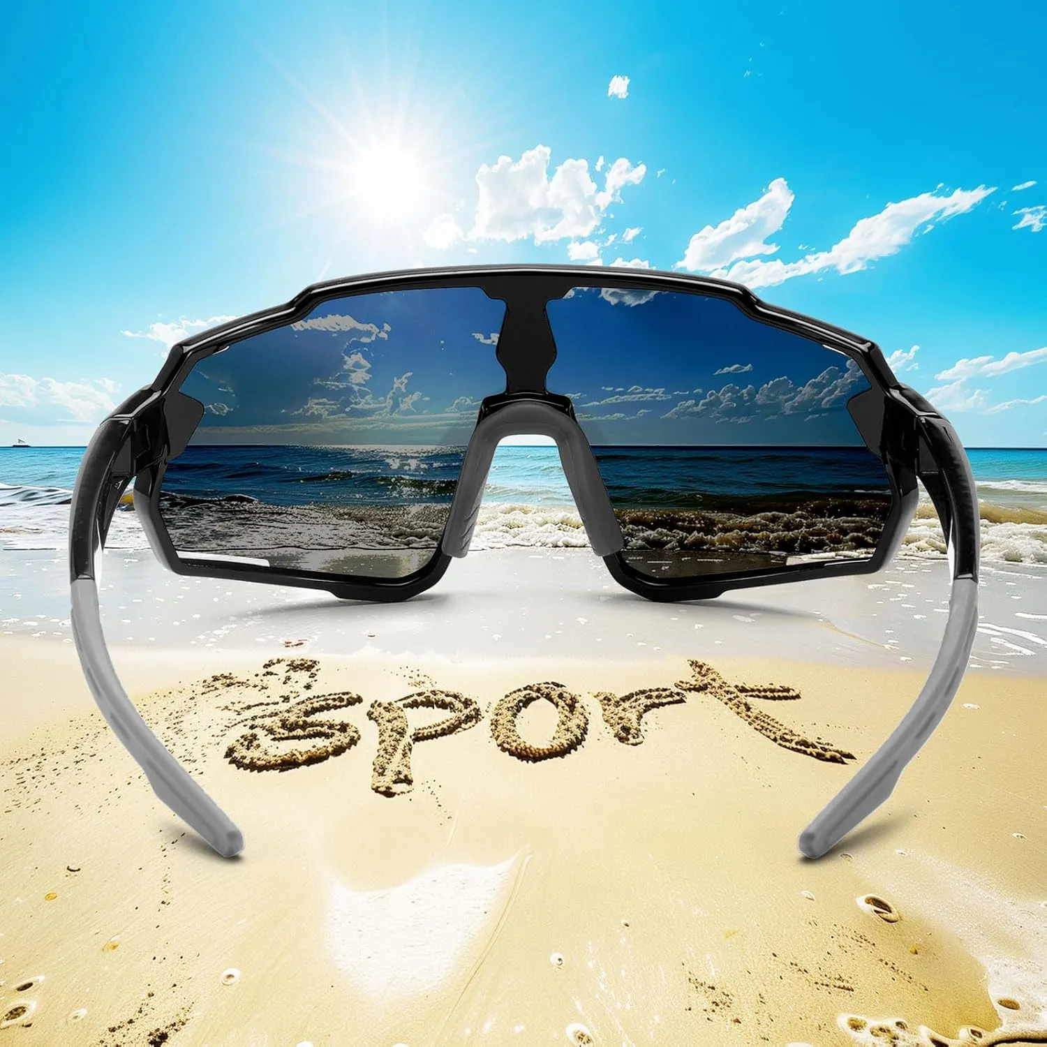 Kids Sunglasses, Boys Girls Youth Baseball Sunglasses Polarized Sports Cycling Softball Running Glasses