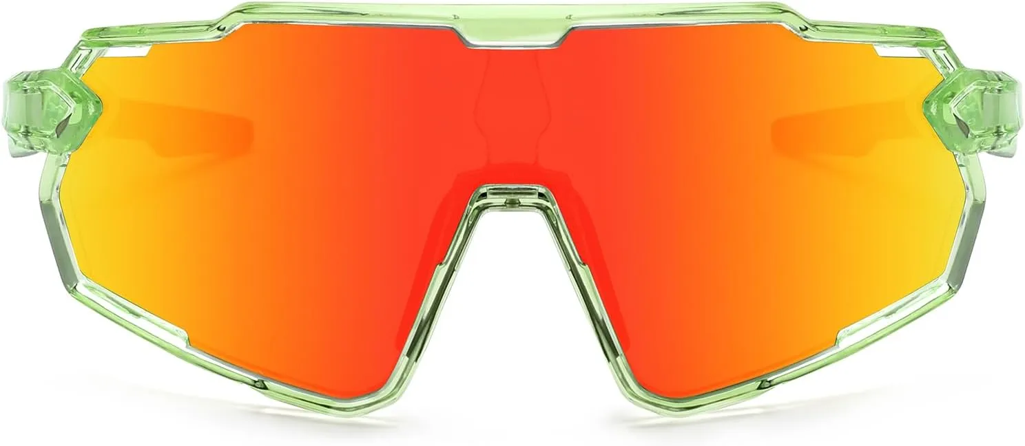 Kids Sunglasses, Boys Girls Youth Baseball Sunglasses Polarized Sports Cycling Softball Running Glasses