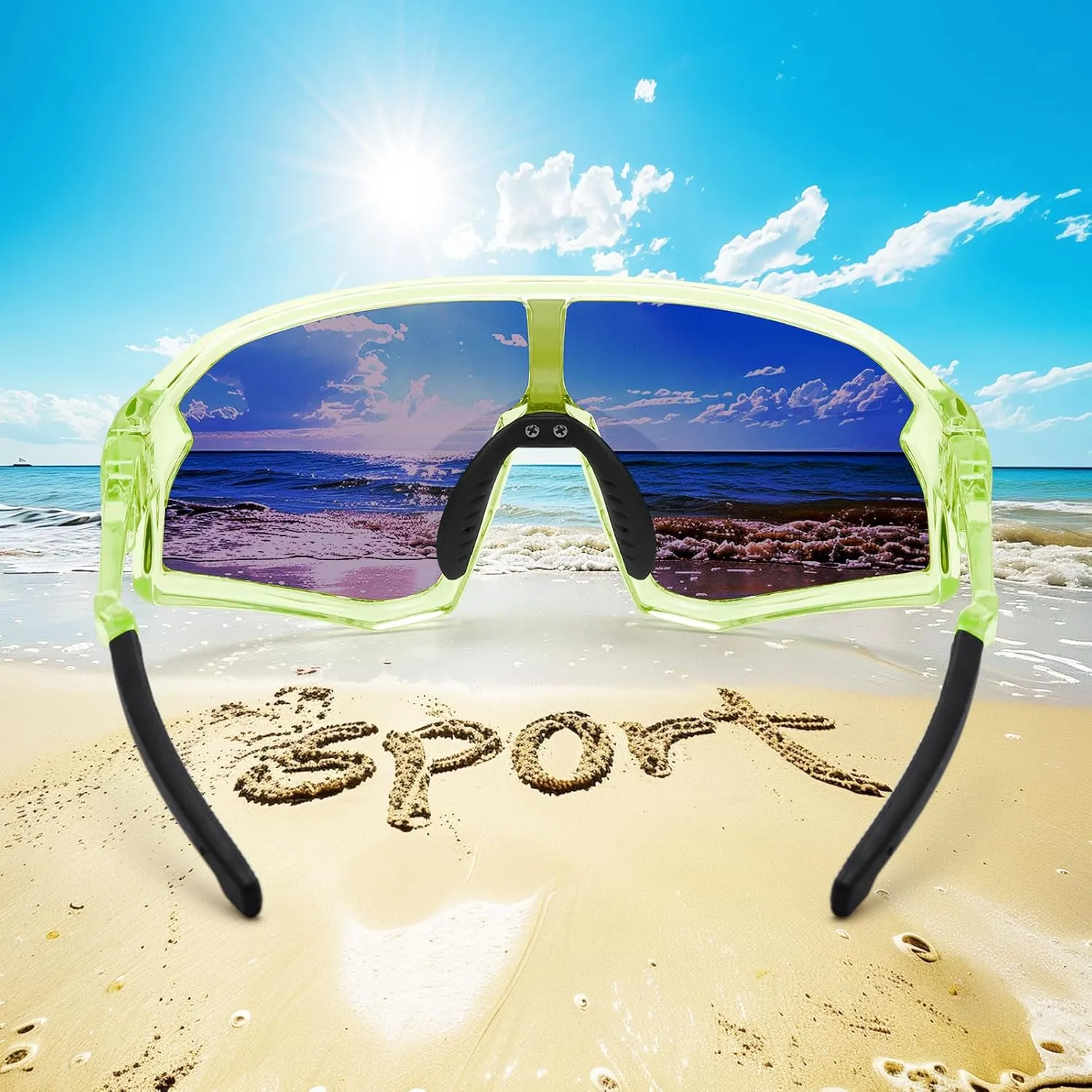 Kids Sunglasses for Boys Girls, Baseball Softball Sunglasses for Youth Teens Polarized Running Cycling Glasses