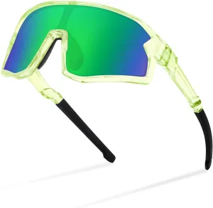 Kids Sunglasses for Boys Girls, Baseball Softball Sunglasses for Youth Teens Polarized Running Cycling Glasses