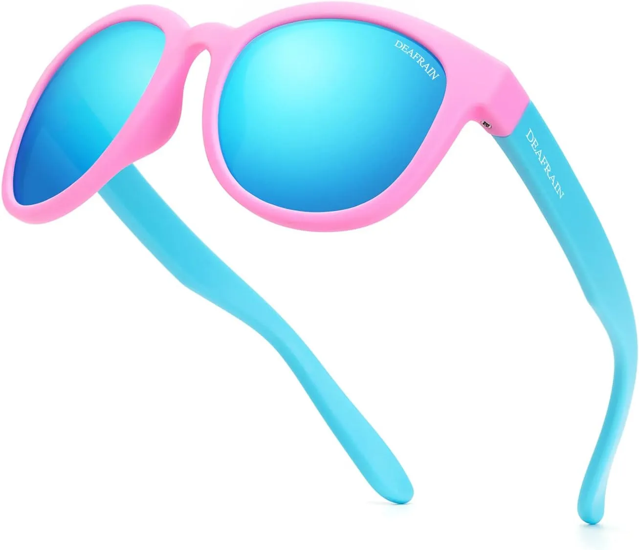 Kids Sunglasses Polarized TPEE Rubber Flexible Frame 100% UV Protection Shades for Boys Girls Age 5-13