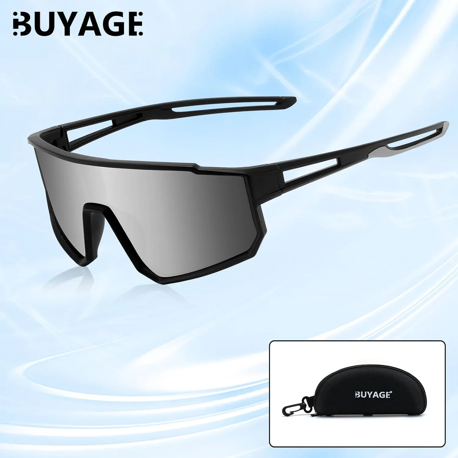 Kids Sunglasses Polarized Youth Baseball Sunglasses for Boys Girls Teens Sports Cycling Softball Running Glasses