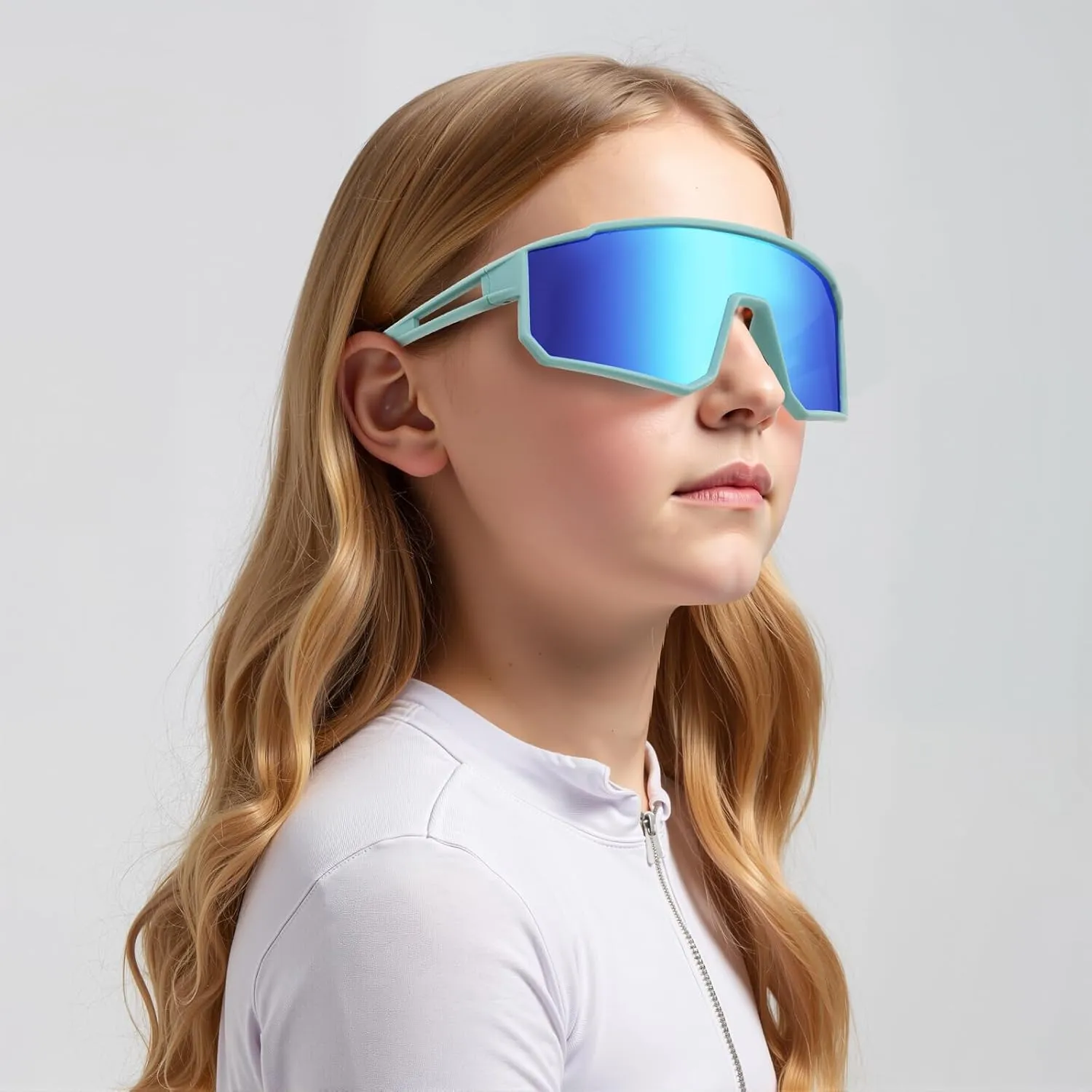 Kids Sunglasses Polarized Youth Baseball Sunglasses for Boys Girls Teens Sports Cycling Softball Running Glasses
