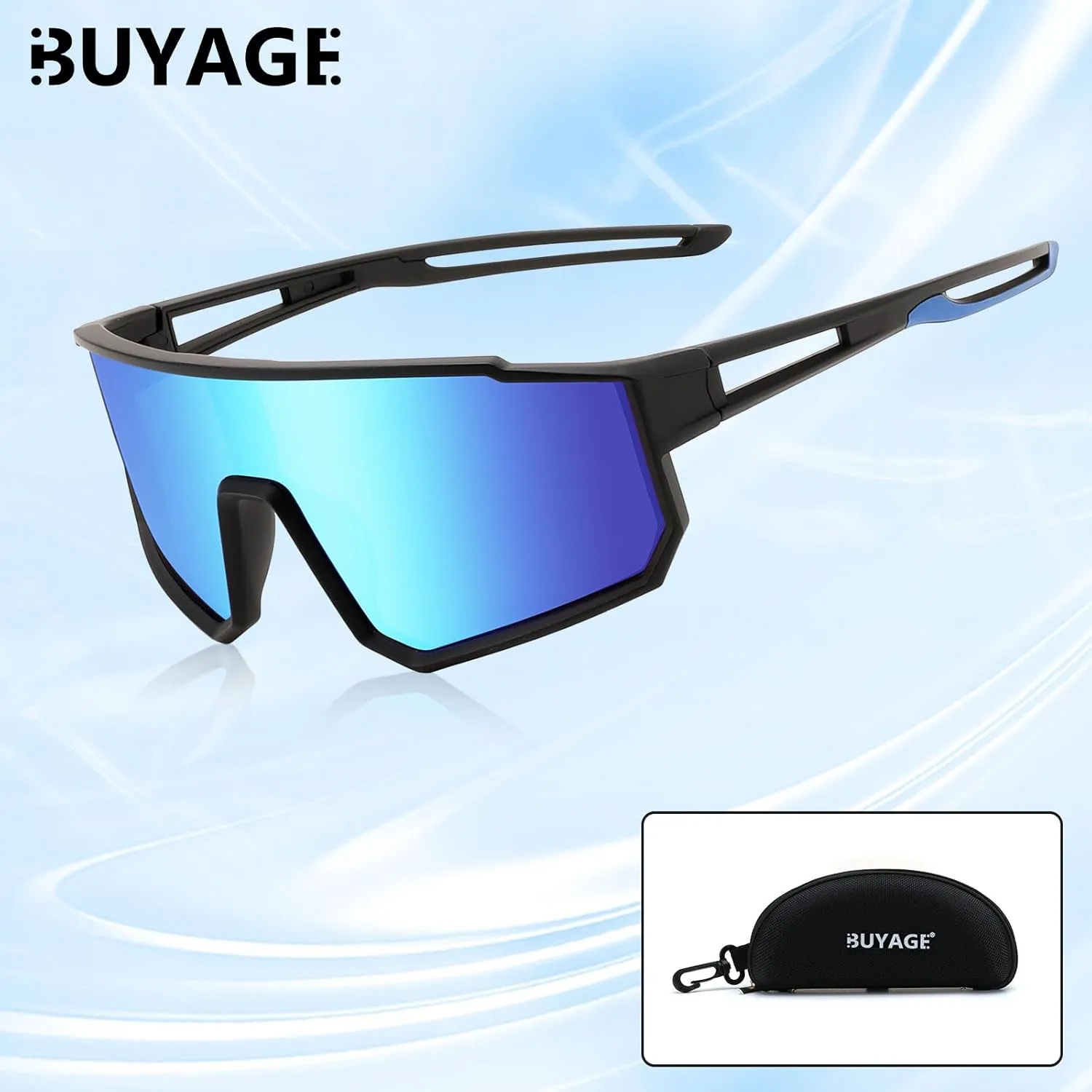Kids Sunglasses Polarized Youth Baseball Sunglasses for Boys Girls Teens Sports Cycling Softball Running Glasses