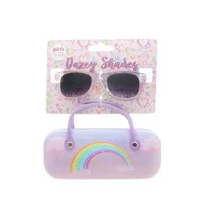 Kids Sunglasses with Rainbow Case Combo