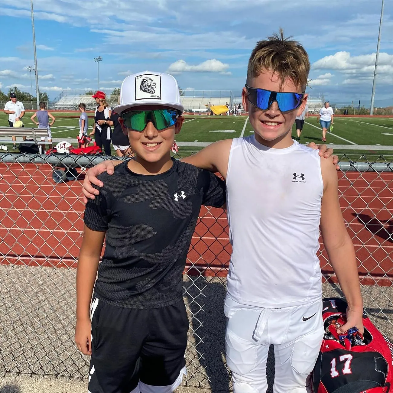 Kids Sunglasses, Youth Baseball Sunglasses Polarized Sports Cycling Shades for Boys Girls Lightweight Frame