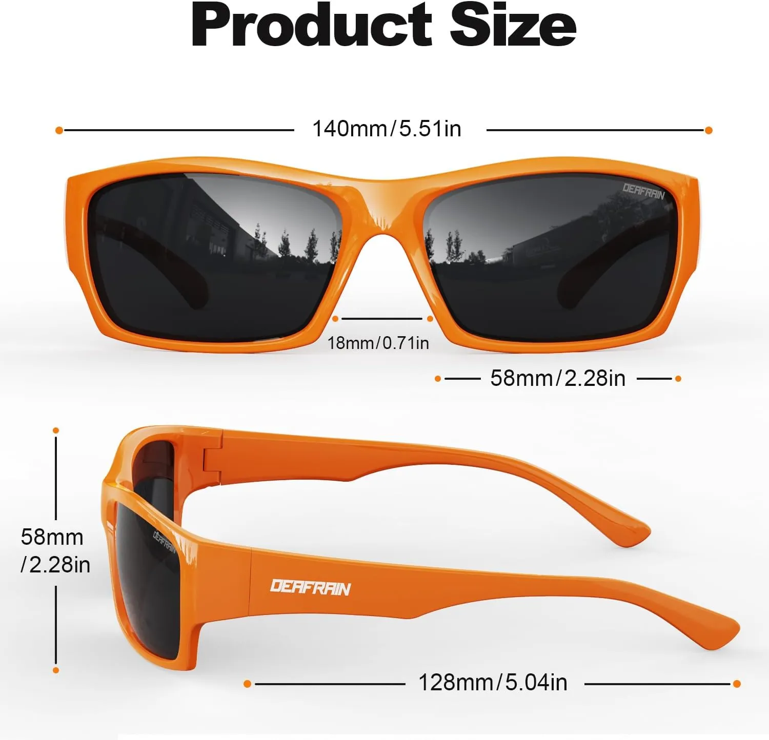 Kids Sunglasses Youth Boys Girls Polarized Unbreakable Flexible Sports Baseball Glasses for Teen Age 5-14