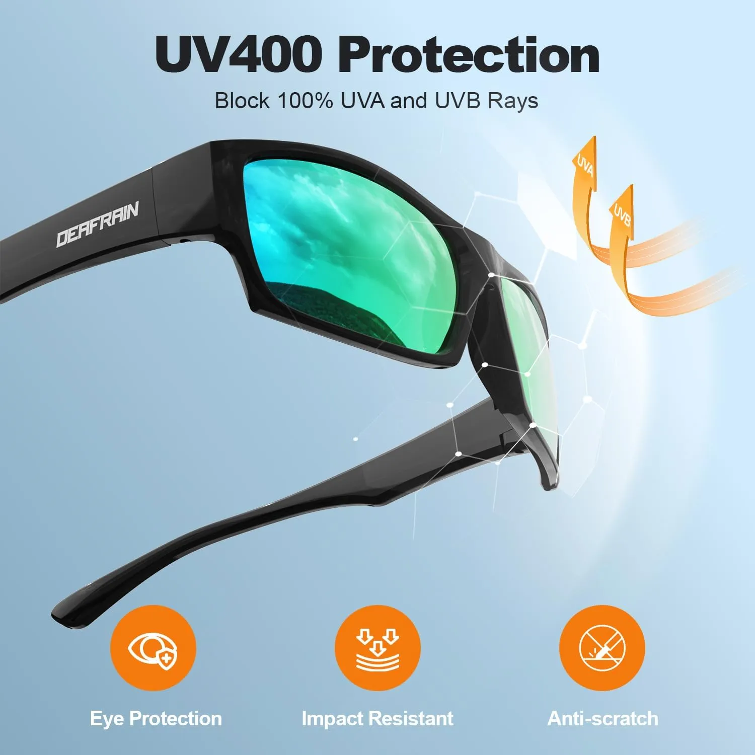 Kids Sunglasses Youth Boys Girls Polarized Unbreakable Flexible Sports Baseball Glasses for Teen Age 5-14