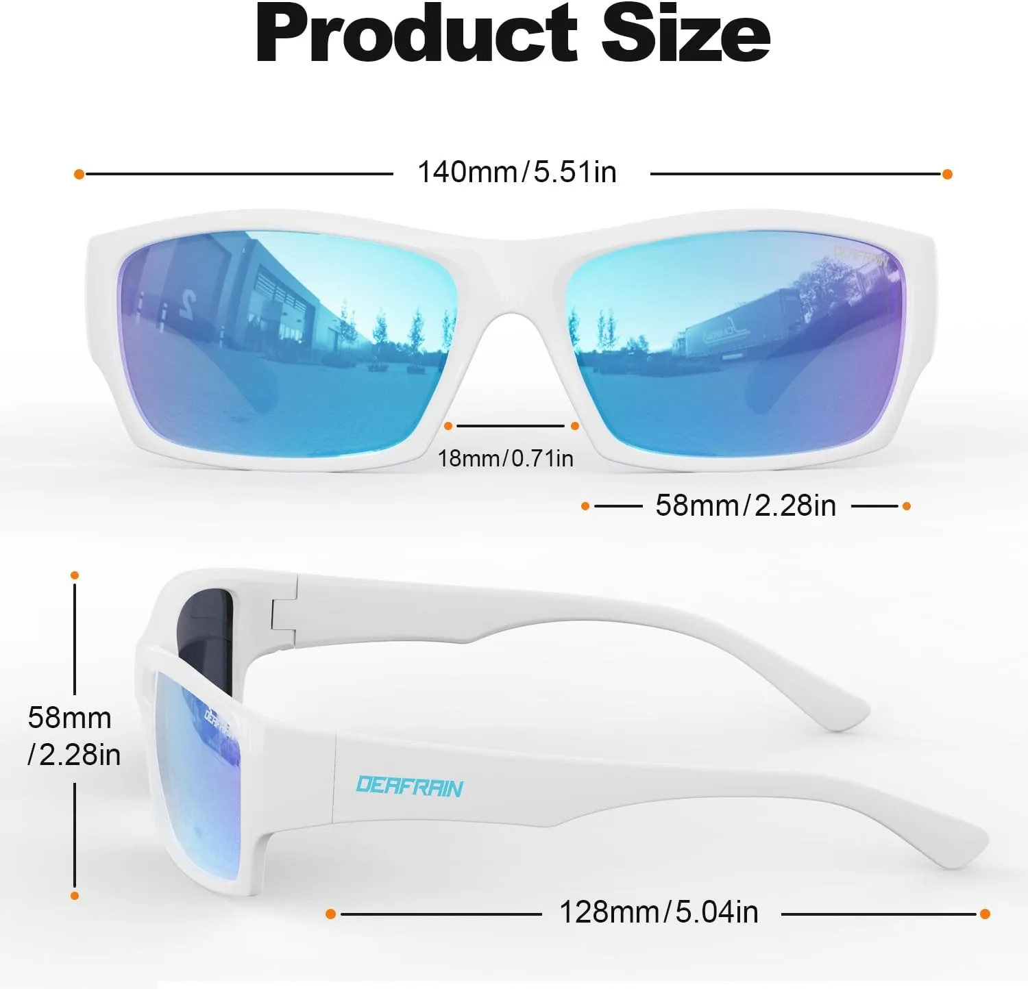 Kids Sunglasses Youth Boys Girls Polarized Unbreakable Flexible Sports Baseball Glasses for Teen Age 5-14
