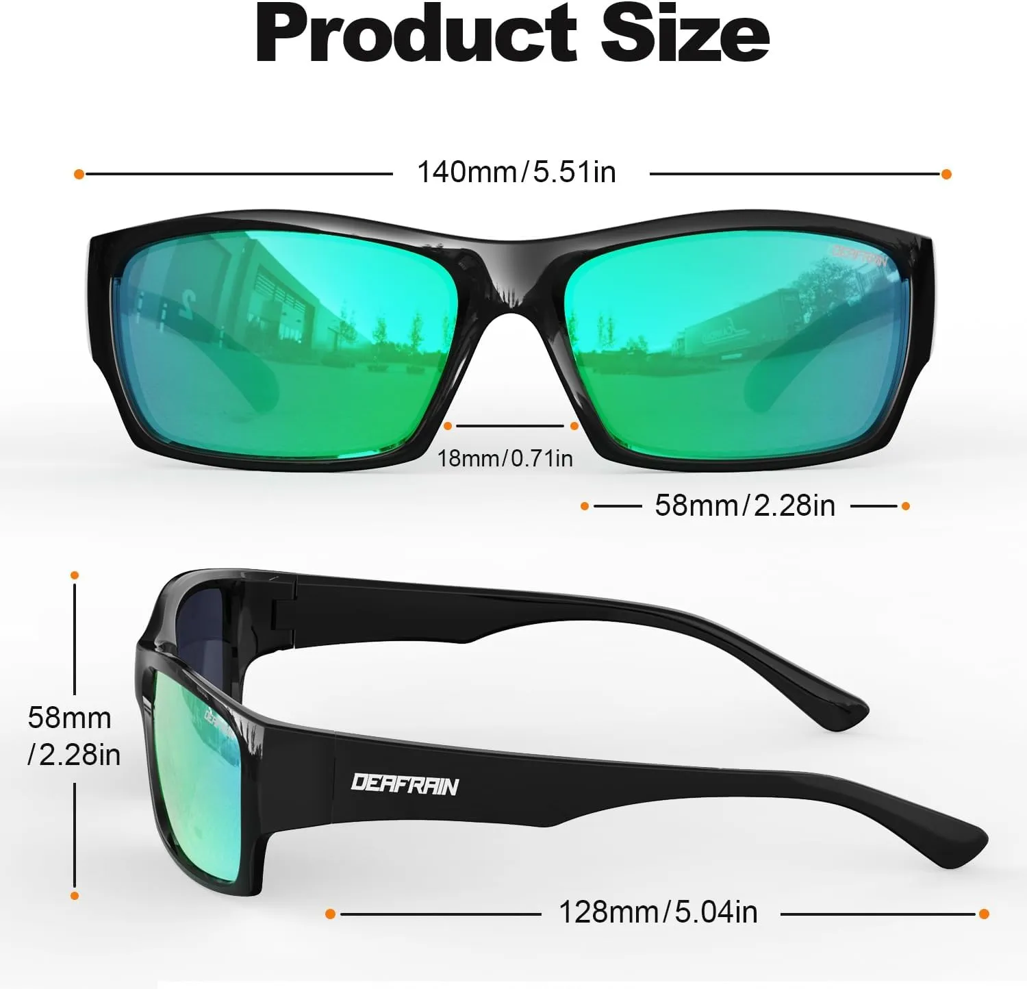 Kids Sunglasses Youth Boys Girls Polarized Unbreakable Flexible Sports Baseball Glasses for Teen Age 5-14