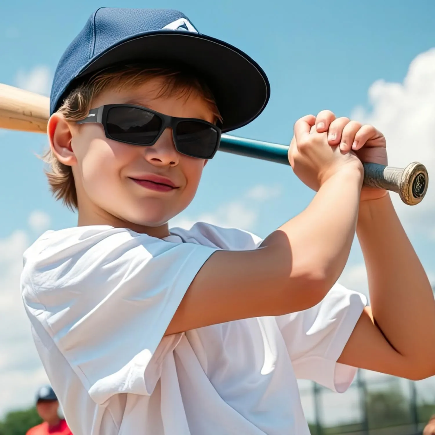 Kids Sunglasses Youth Boys Girls Polarized Unbreakable Flexible Sports Baseball Glasses for Teen Age 5-14