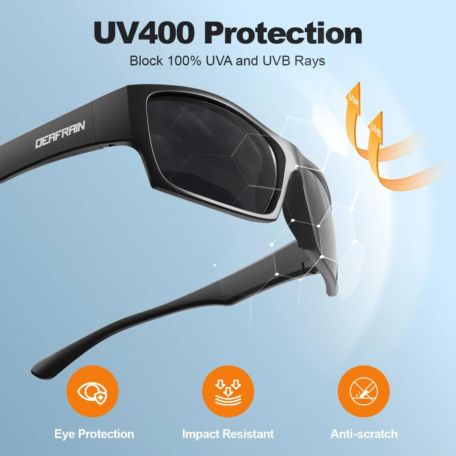Kids Sunglasses Youth Boys Girls Polarized Unbreakable Flexible Sports Baseball Glasses for Teen Age 5-14