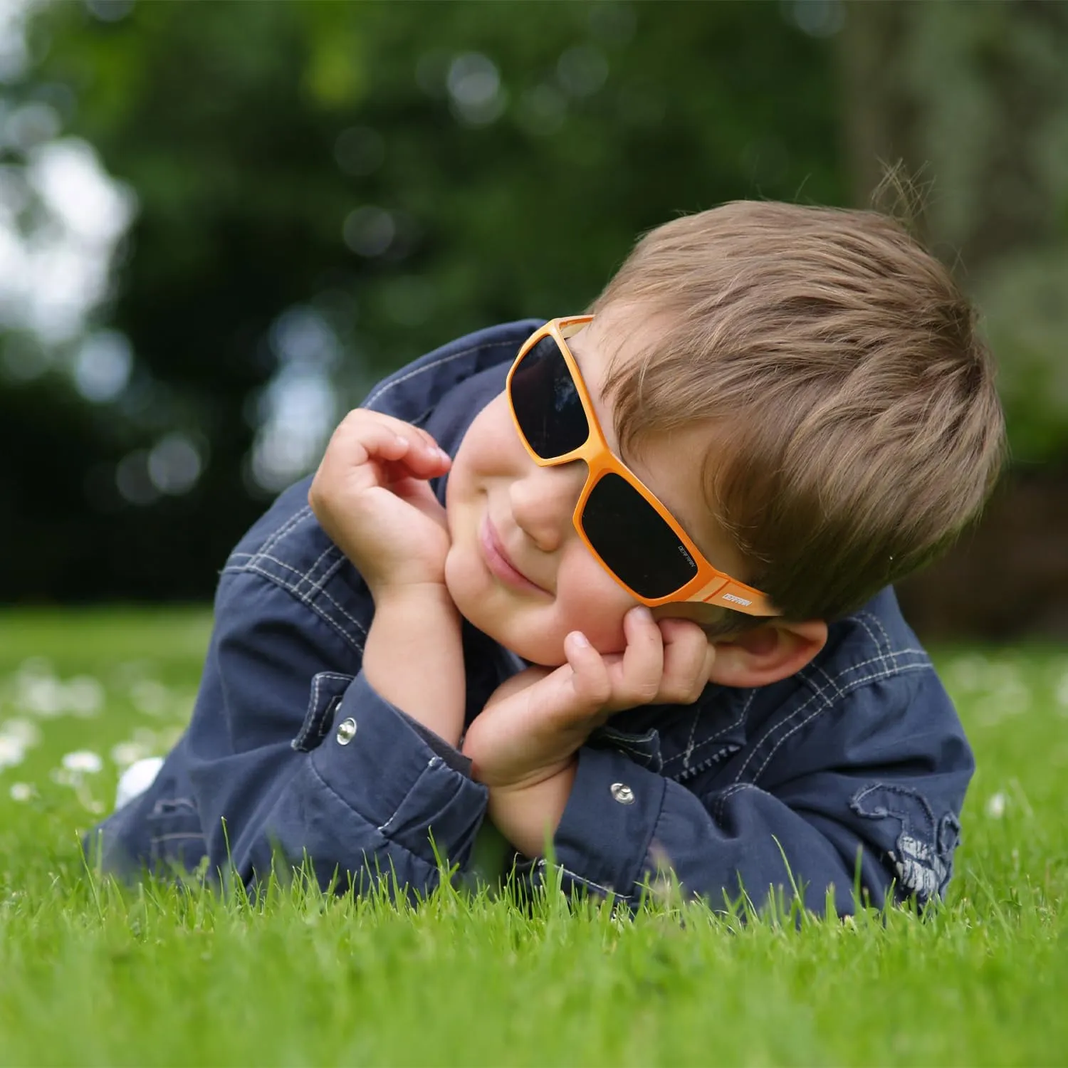 Kids Sunglasses Youth Boys Girls Polarized Unbreakable Flexible Sports Baseball Glasses for Teen Age 5-14