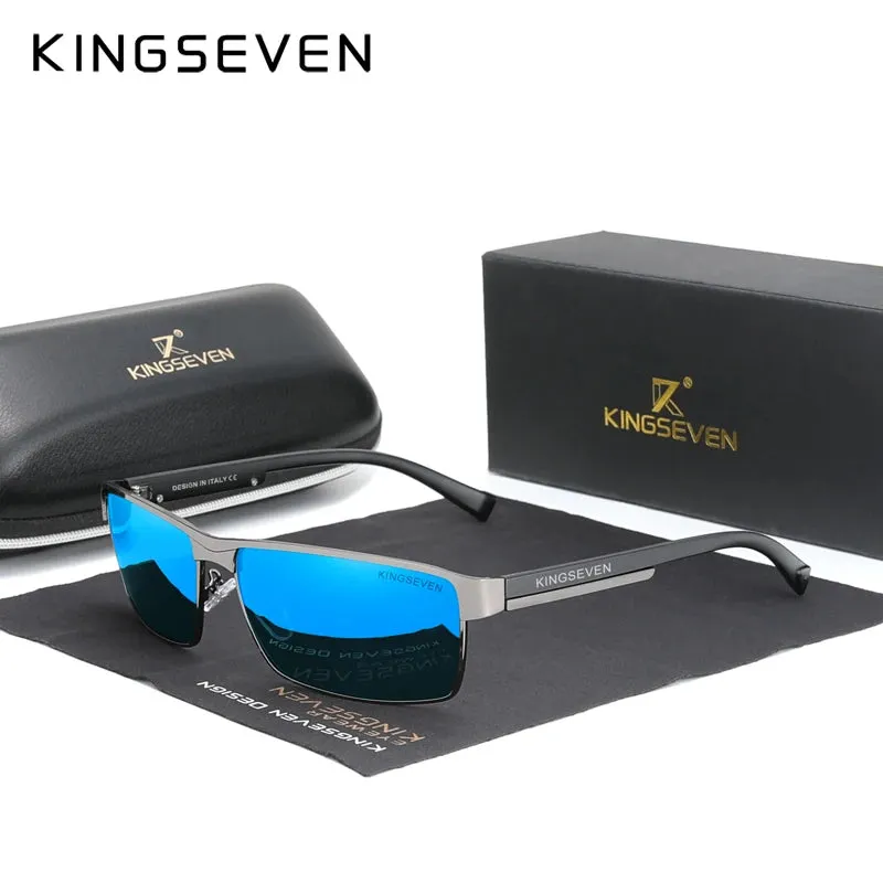 KINGSEVEN Driving Series Polarized UV400 Anti-Glare Aluminum Sunglasses