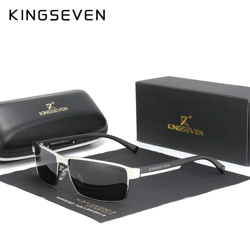 KINGSEVEN Driving Series Polarized UV400 Anti-Glare Aluminum Sunglasses