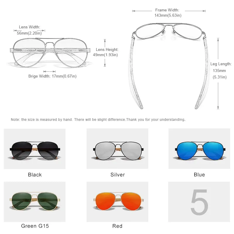 KINGSEVEN New Photochromic Pilot Sunglasses Men Polarized UV400 Fashion Sunglass Mirror Wood sun glasses Driving