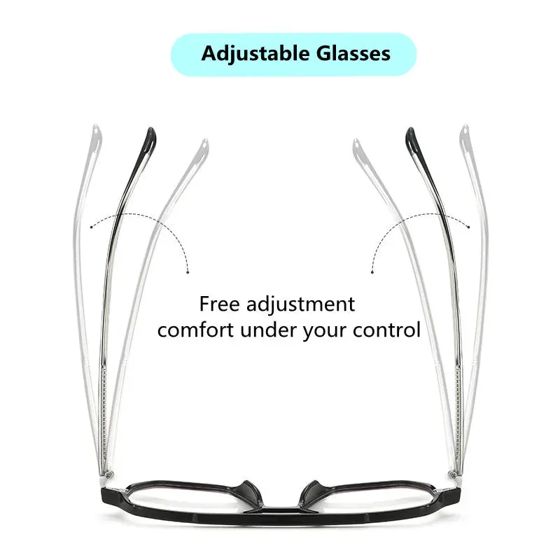 Kocolior Unisex Full Rim Oval Double Bridge Acetate Eyeglasses 7821