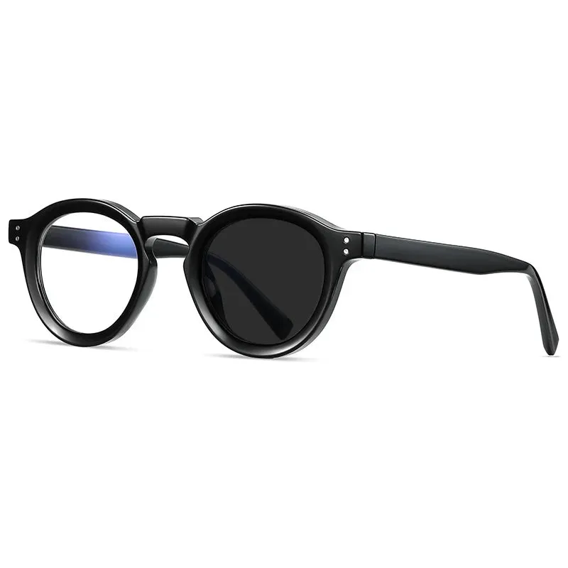 Kocolior Unisex Full Rim Round Acetate Hyperopic Reading Glasses 2090