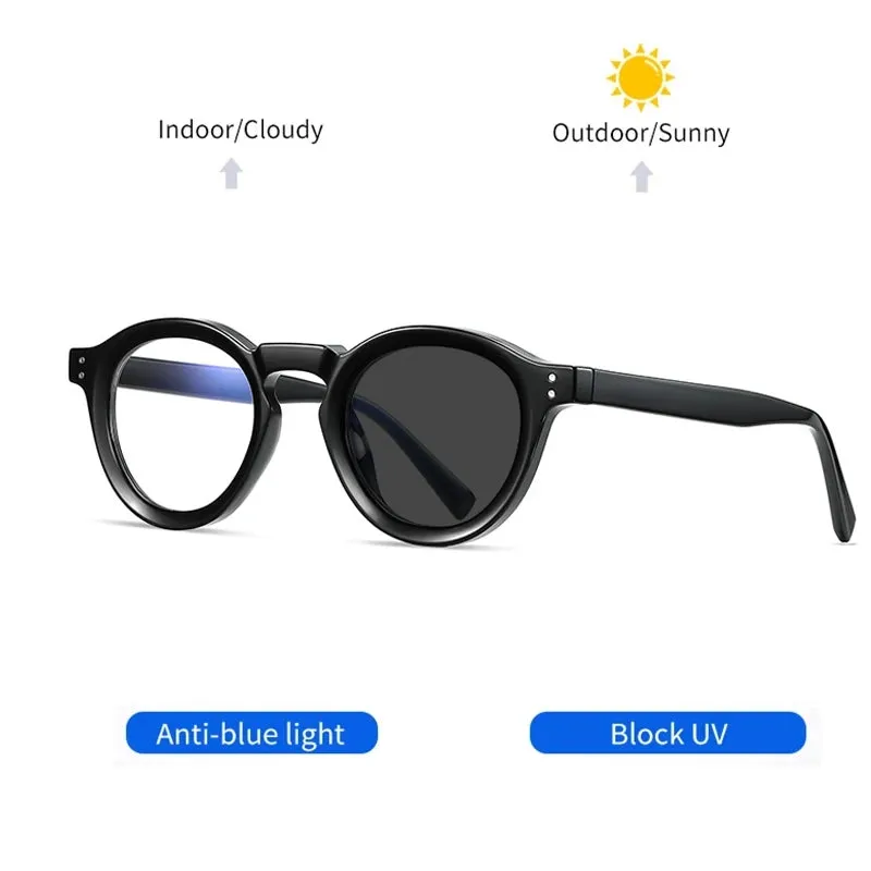 Kocolior Unisex Full Rim Round Acetate Hyperopic Reading Glasses 2090